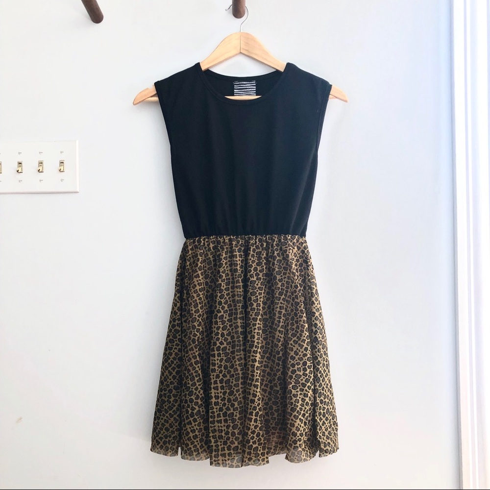 Leopard mini dress